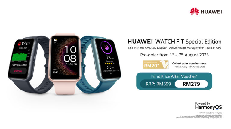 HUAWEI Watch Fit Special Edition akan ditawarkan di Malaysia mulai 1 Ogos ini 7