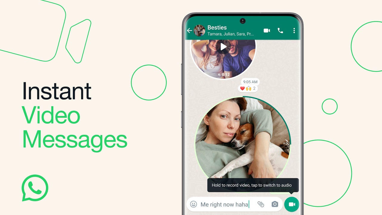 WhatsApp perkenal ciri mesej video durasi pendek 5