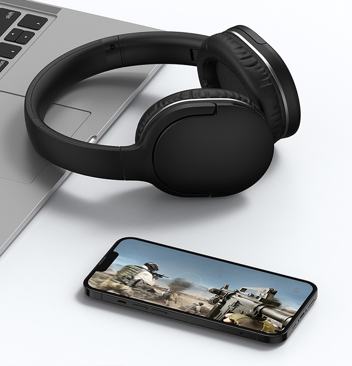 Baseus Encok Wireless Headphone D02 Pro - fon kepala Mampu milik dengan ciri premium 18