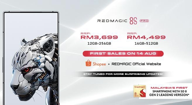 REDMAGIC 8S Pro kini rasmi di Malaysia - harga dari RM 3,699 10