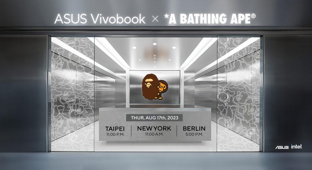 Asus Vivobook dengan kerjasama jenama fesyen BAPE akan dilancarkan pada 17 Ogos 1