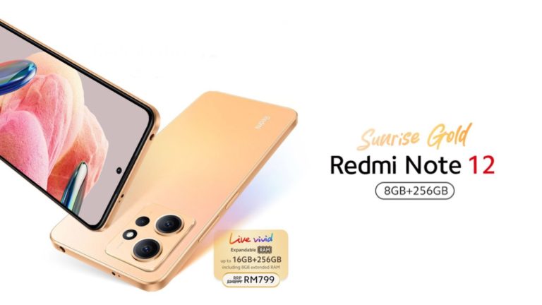 Xiaomi Redmi Note 12 warna Sunrise Gold kini di Malaysia - RM 799 11