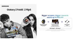 Samsung Galaxy Z Fold5 dan Z Flip5 kini ditawarkan di Malaysia - percuma Galaxy Watch5 3