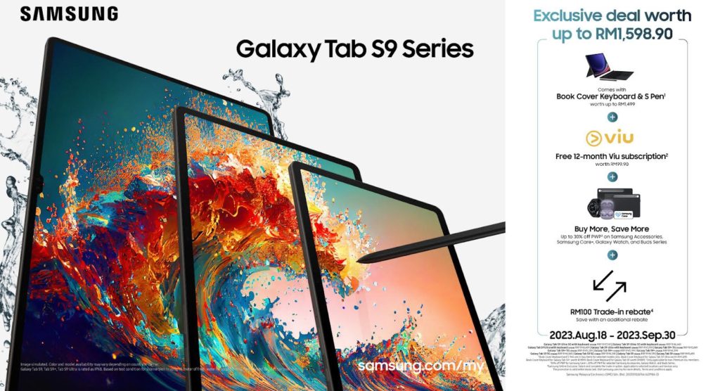 Samsung Galaxy Tab S9 Series kini dijual secara rasmi di Malaysia - dari RM 4,199 1