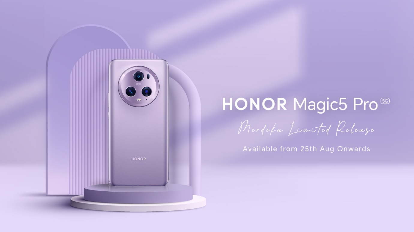 Honor Magic5 Pro edisi terhad Merdeka akan ditawarkan di Malaysia mulai 25 Ogos ini 5