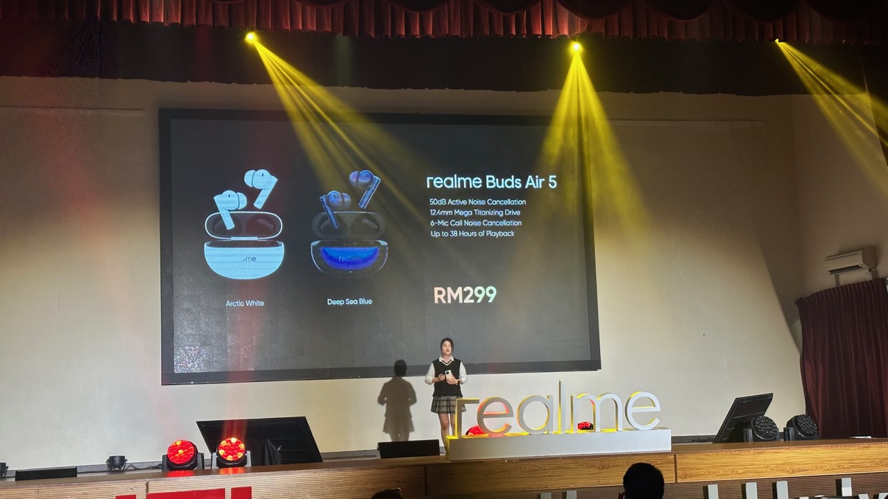 realme Buds Air 5 kini di Malaysia - fon telinga mampu milik berharga RM 299 sahaja 6