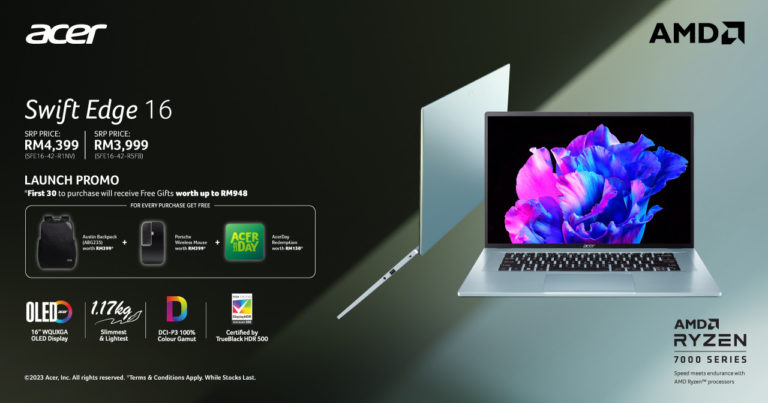 Acer Swift Edge 16 dan Desktop Aspire S Series All-in-One (AIO) kini rasmi di Malaysia 8