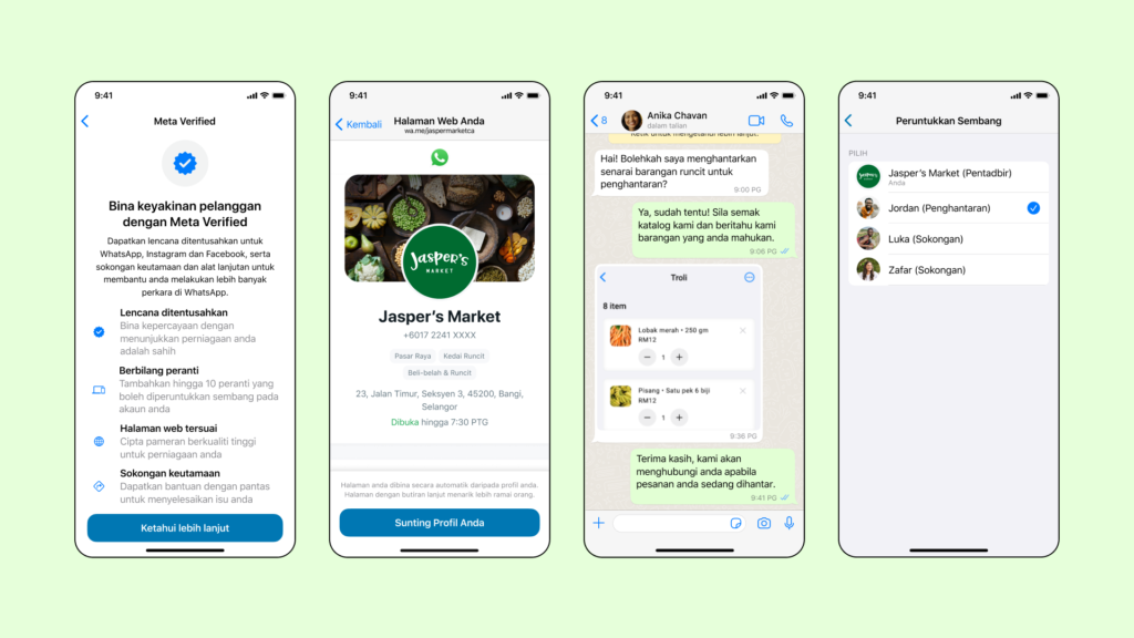 WhatsApp memperkenalkan ciri Flows dan Meta Verified bagi WhatsApp Business 1