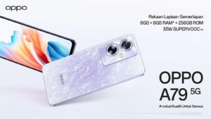OPPO A79 5G kini rasmi di Malaysia pada harga RM 1,199 30