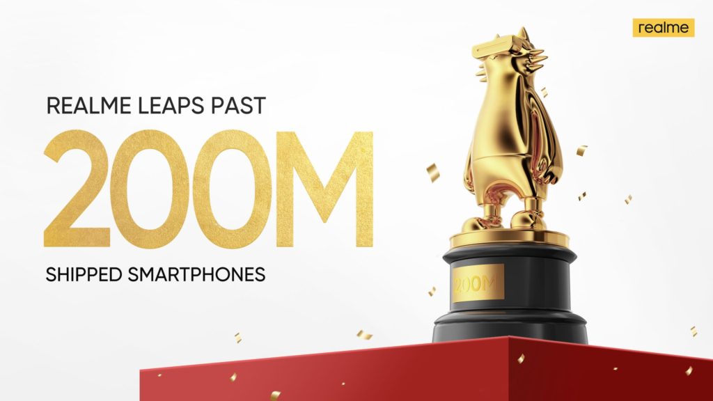 jualan telefon pintar realme kini melepasi angka 200 juta unit 5
