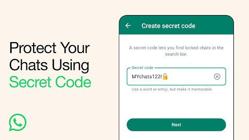 Ciri Whatsapp Chat Lock kini tampil dengan kod rahsia tersembunyi 3