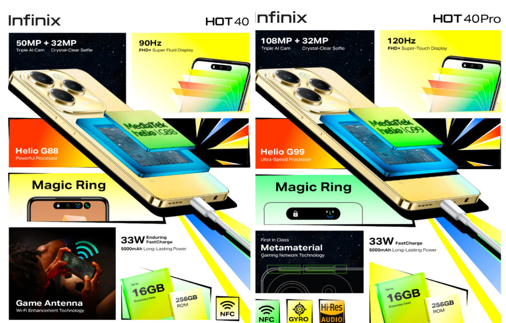 Infinix HOT 40 Series kini rasmi dengan rekaan skrin seperti Dynamic Island 12