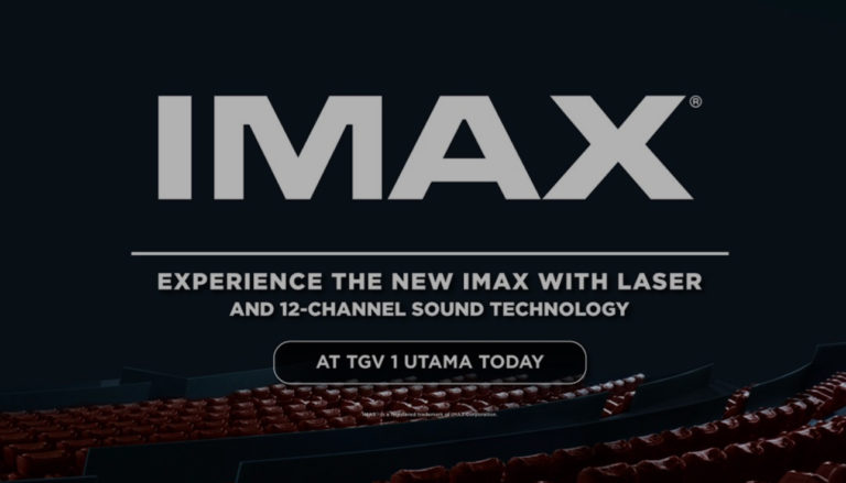 TGV 1 UTAMA kini dinaik taraf dengan teknologi IMAX Laser dan Teknologi Bunyi 12 Saluran 7