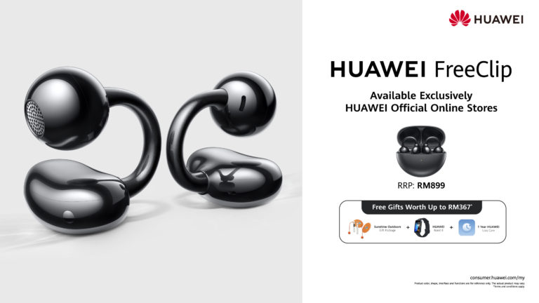 HUAWEI FreeClip kini ditawarkan melalui stor atas talian rasmi HUAWEI - RM 899 7
