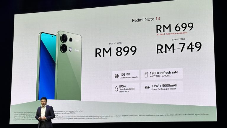 Xiaomi Redmi Note 13 dan Redmi Note 13 5G kini rasmi di Malaysia - harga dari RM 749 7