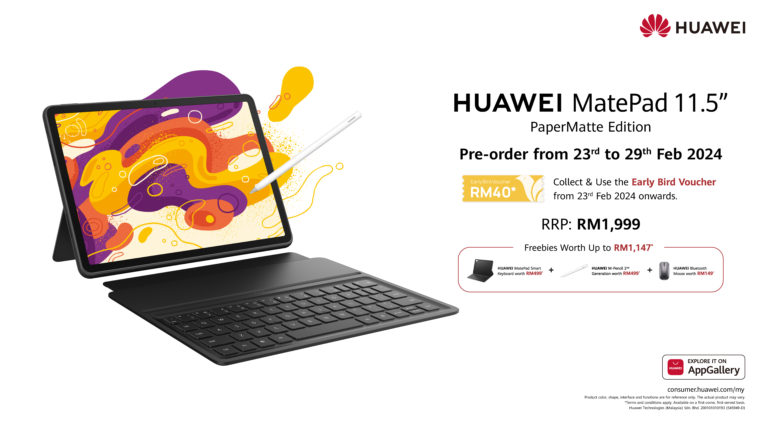 HUAWEI MatePad 11.5 PaperMatte Edition kini rasmi di Malaysia - RM 1,999 7