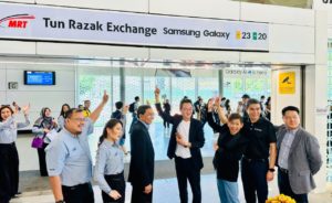 Samsung ambil alih stesen pertukaran bawah tanah terbesar di Malaysia, Stesen MRT TRX Samsung Galaxy 1