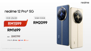 realme 12 Pro+ 5G dan realme 12+ 5G kini rasmi di Malaysia - dari RM 1,499 45