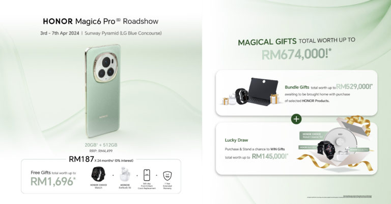 Roadshow HONOR Magic6 Pro tawar promosi hebat dengan hadiah bernilai RM 649,000 10