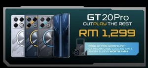 Infinix GT 20 Pro akan ditawarkan pada harga sekitar RM 1,299 16