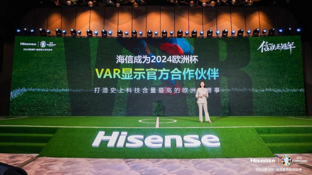 Hisense dilantik sebagai Pembekal Rasmi Skrin VAR untuk UEFA EURO 2024 2