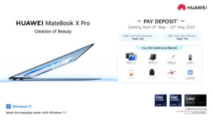 HUAWEI MateBook X Pro kini rasmi - komputer riba pertama dunia dengan skrin fleksible OLED 13
