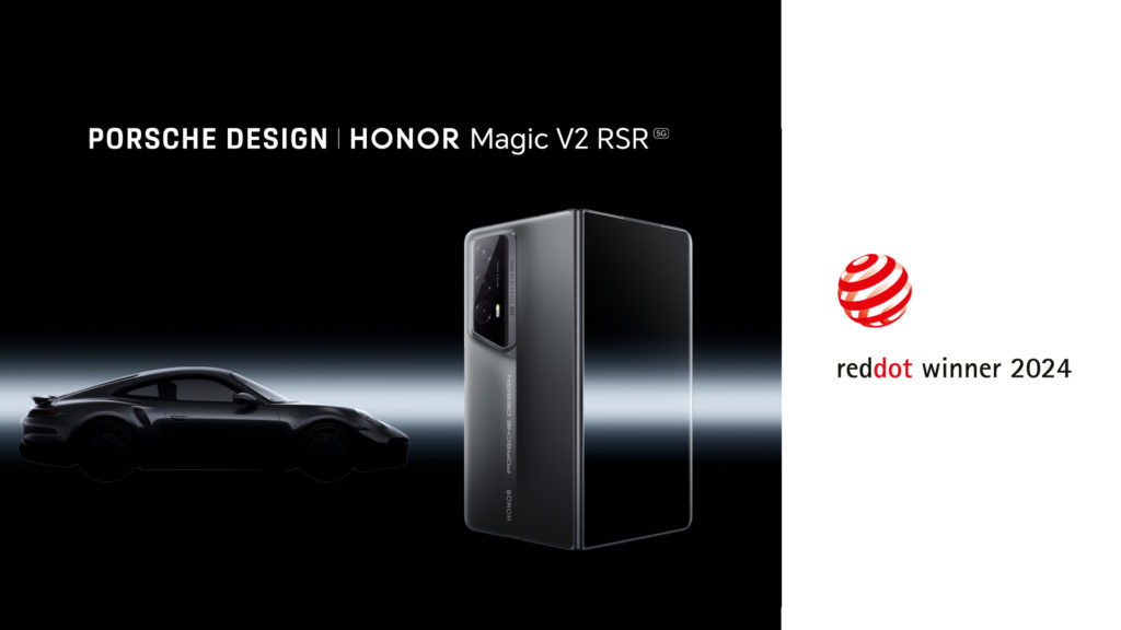 PORSCHE DESIGN HONOR Magic V2 RSR menang anugerah Red Dot Award: Product Design 2024. 1