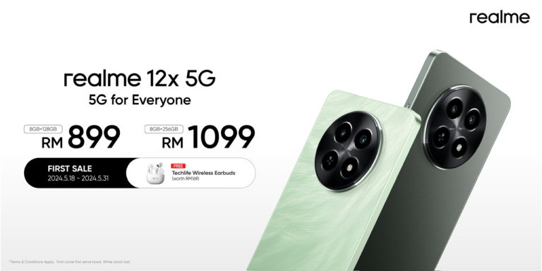 realme 12x 5G kini rasmi di Malaysia - harga dari RM 899 sahaja 11