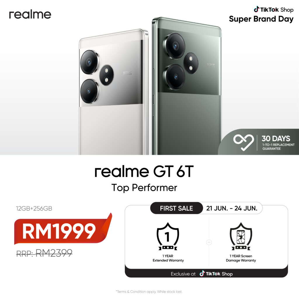 realme GT 6T kini rasmi di Malaysia dengan cip Snapdragon 7+ Gen 3 - RM 2,399 4