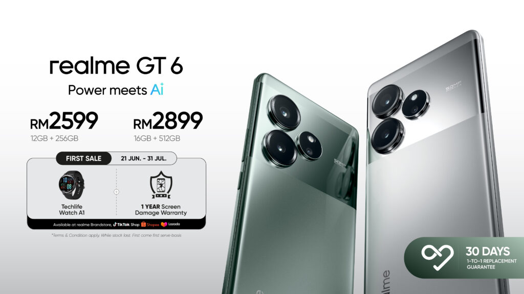 realme GT 6 kini rasmi di Malaysia dengan cip Snapdragon 8s Gen 3 - dari RM 2,599 1