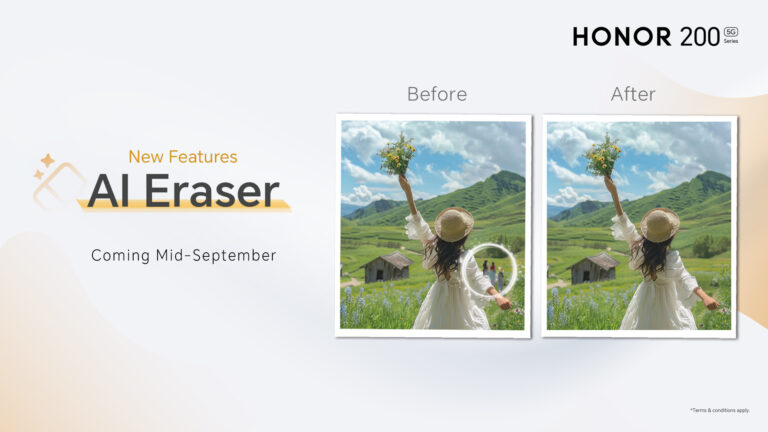 HONOR 200 Series mula menerima ciri fotografi AI - Ciri AI Eraser tiba pada September 6