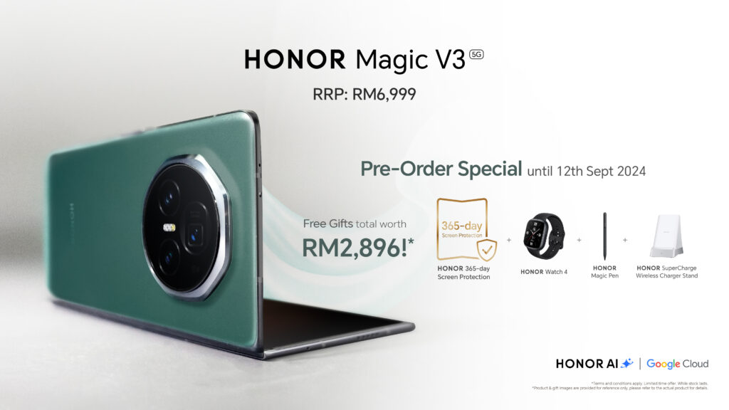 HONOR Magic V3 : Ciri HONOR AI yang dikuasakan Google 11