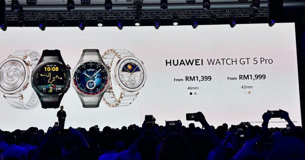 HUAWEI Watch GT 5 Pro dan Watch GT 5 kini rasmi di Malaysia - harga dari RM 1,099 8