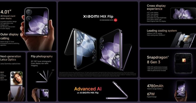 Xiaomi Mix Flip kini rasmi di Malaysia dengan cip Snapdragon 8 Gen 3 dan Advanced AI 9