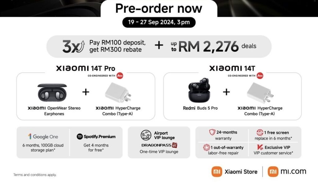 Xiaomi 14T Series tiba di Malaysia pada 27 September - pra-tempahan kini dibuka 3