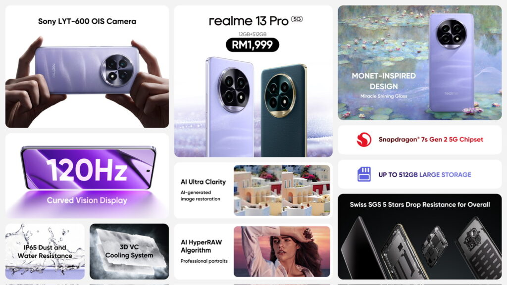 realme 13 Pro dan realme 13 Pro+ kini rasmi di Malaysia - harga dari RM 1,999 4