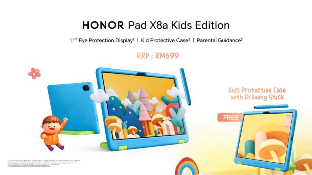 HONOR Pad X8a dan Pad X8a Kids Edition kini di Malaysia - dari RM 699 sahaja 4