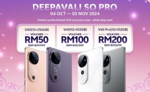 Dapatkan Vivo V40 Pro dan V40 pada harga lebih berpatutan sempena promosi Deepavali So Pro 12