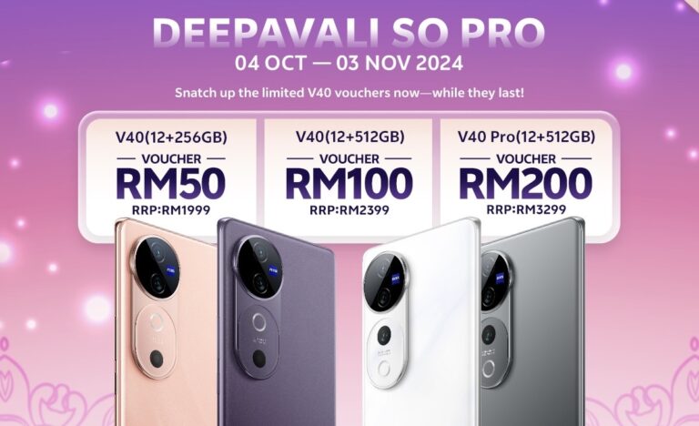 Dapatkan Vivo V40 Pro dan V40 pada harga lebih berpatutan sempena promosi Deepavali So Pro 1