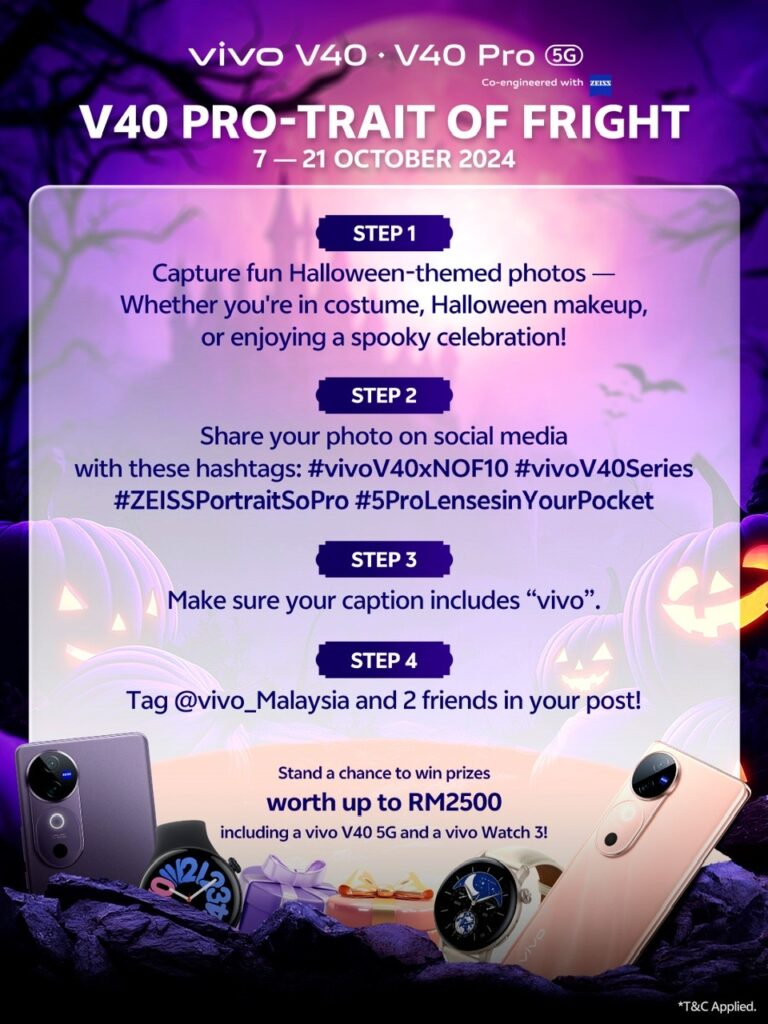 vivo bekerjasama dengan Sunway Lagoon Nights of Frights 10 untuk Perayaan Spooktacular 3