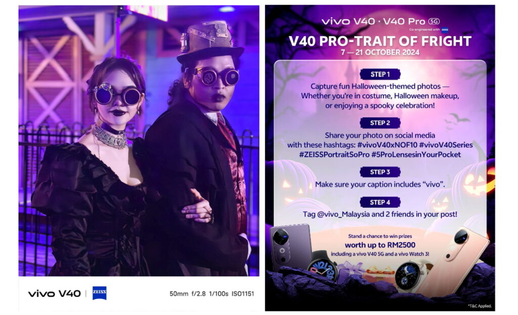 vivo bekerjasama dengan Sunway Lagoon Nights of Frights 10 untuk Perayaan Spooktacular 1