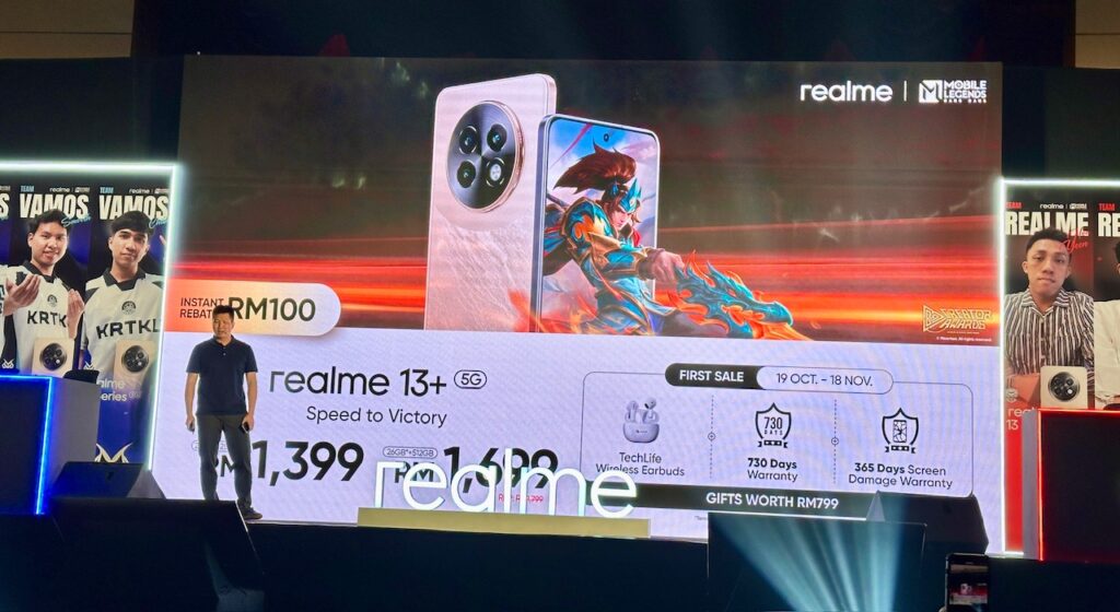 realme 13+ 5G dan realme 13 5G kini rasmi di Malaysia - murah tapi power 7