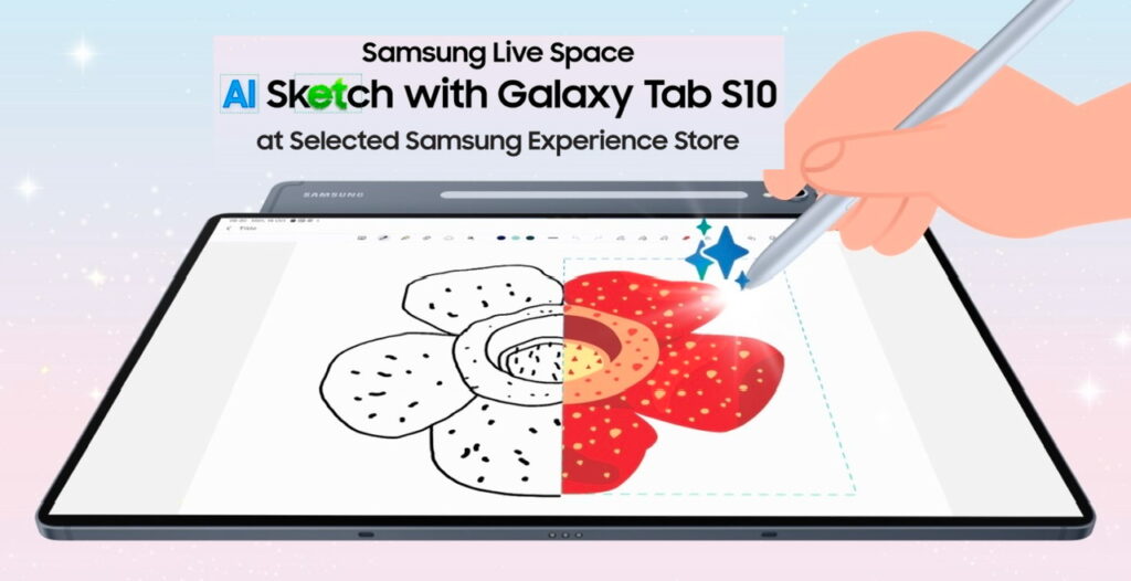 Nikmati pengalaman Galaxy AI dengan Samsung Galaxy Tab S10+ di SES yang terpilih 1