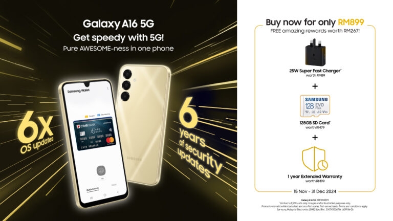 Samsung Galaxy A16 5G kini rasmi di Malaysia - RM 899 sahaja 11