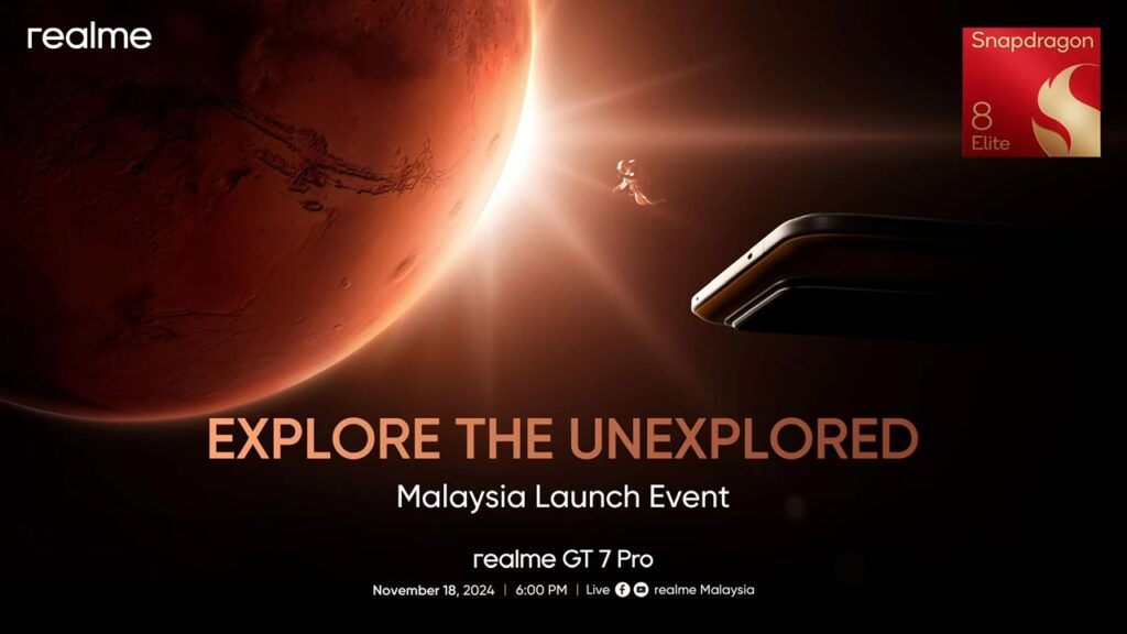 realme GT 7 Pro disahkan tiba di Malaysia pada 18 November - pertama di Malaysia dengan cip Snapdragon 8 Elite 2