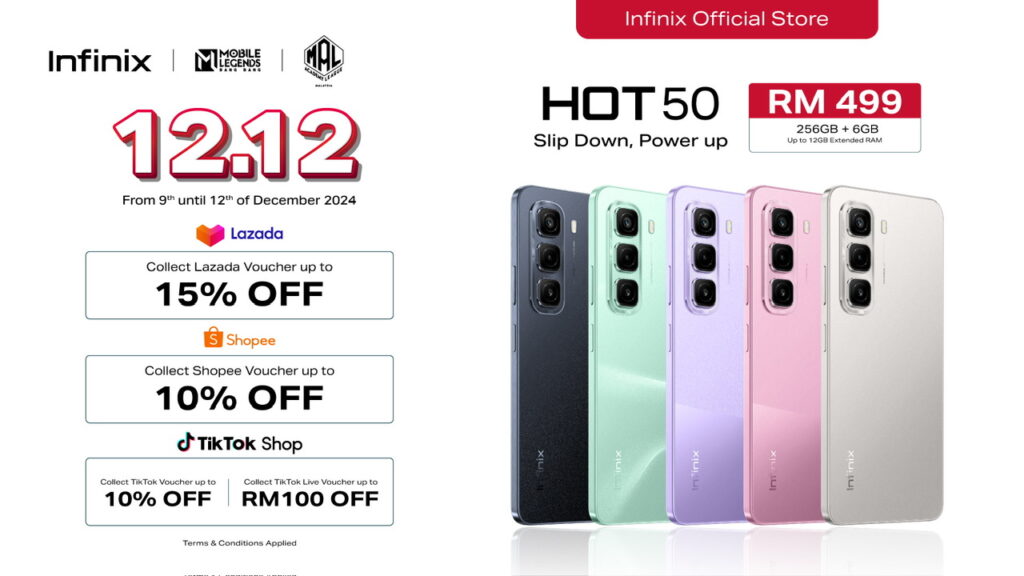 Infinix HOT 50 kini rasmi di Malaysia - RM 449 sahaja 3