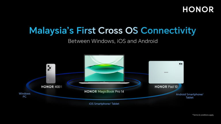 HONOR kini menawarkan ciri Cross OS Connectivity - kongsi fail antara Android, iOS dan Windows dengan mudah 1