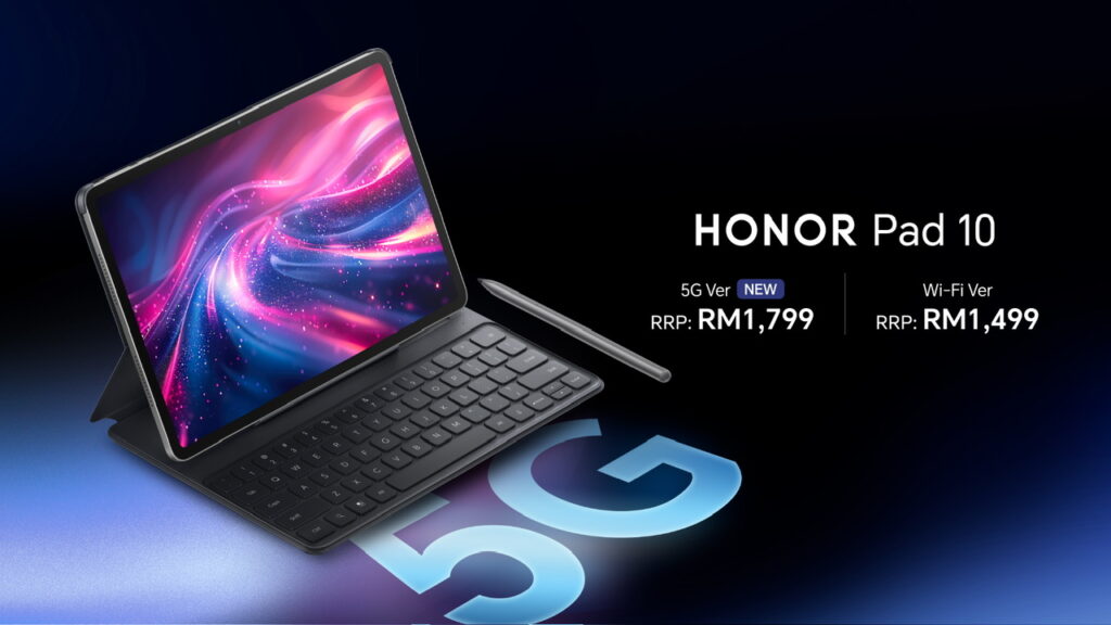 HONOR Pad 10 5G kini mula dijual di Malaysia - harga RM 1,799 1