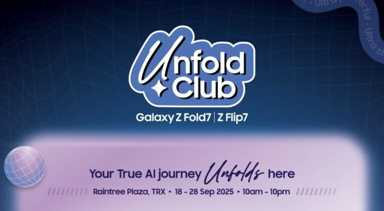 Kunjungi Unfold Club di TRX dari 18 hingga 28 September untuk pengalaman Galaxy luar biasa 2