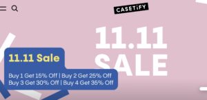 CASETiFY tawar diskaun sehingga 40% sempena jualan 11.11 6